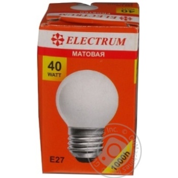 Electrum Spherical Matte Lamp E27 40W A-IB-0033 - buy, prices for NOVUS - photo 1