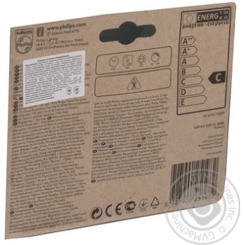 Лампа Philips Eco Classic 42W E27 A55 х10 купить, цены на МегаМаркет - фото 2