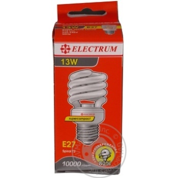 Лампа енергозберігаюча Electrum FC-101 13W E27 2700K A-FC-0187