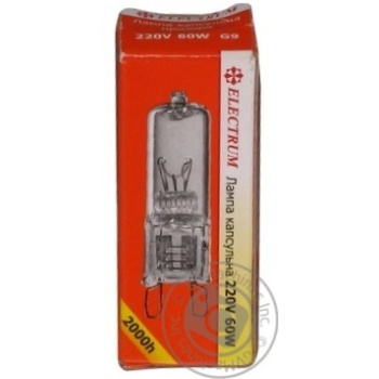 Bulb Electrum g9 60w 230v - buy, prices for MegaMarket - photo 1
