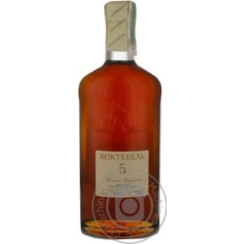 Cognac Koktebel 40% 700ml glass bottle Ukraine - buy, prices for NOVUS - photo 1