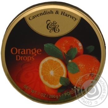 lollipop cavendish&harvey orange 200g can