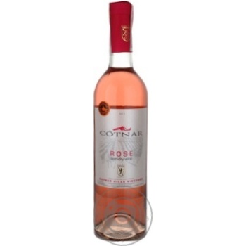 Cotnar Rose semi-dry wine 9-12% 0,75l - buy, prices for MegaMarket - photo 1