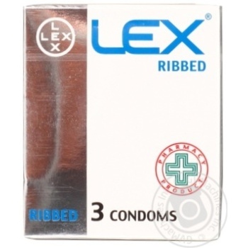 Lex Ribbed Condom - buy, prices for Auchan - photo 1