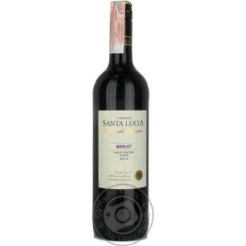 Вино Santa Lucia Winemaker Selection Merlot красное сухое 12.5% 0,75л