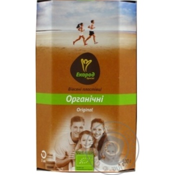 Ecorod Organic Original Oat Flakes - buy, prices for MegaMarket - photo 1