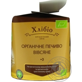 Печиво Хлібіо органічне вівсяне 100г купити, ціни на МегаМаркет - фото 1