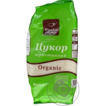 Cane sugar Sladov organic 600g - buy, prices for NOVUS - photo 1