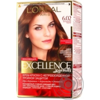 Фарба для волосся L`Oreal 6.02 купити, ціни на МегаМаркет - фото 1