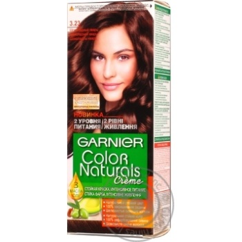 Краска для волос Garnier Color Naturals Cream Интенсивное питание 3.23 шоколадный кварц купить, цены на МегаМаркет - фото 1