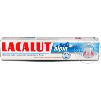 Toothpaste Lacalut Alpin 50ml - buy, prices for MegaMarket - photo 2