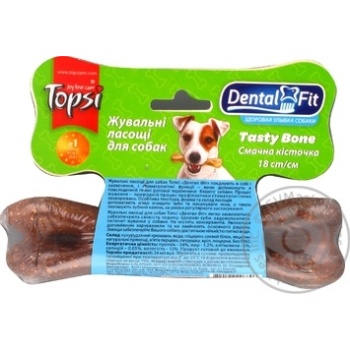 Topsi Yummy Bone Delicacies for Dogs 18cm - buy, prices for - photo 3