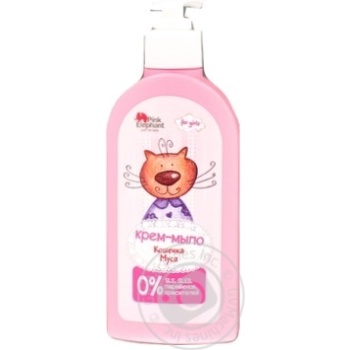 Soap-cream Pink elephant liquid 250ml - buy, prices for MegaMarket - photo 1