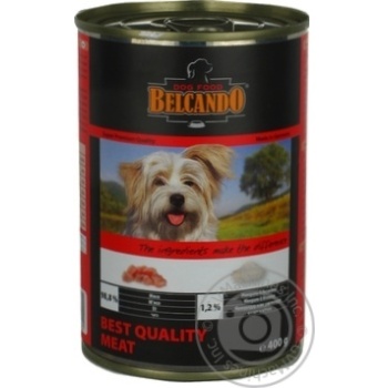 Belcando Dog Food Pure Meat 0.4kg - buy, prices for MegaMarket - photo 1