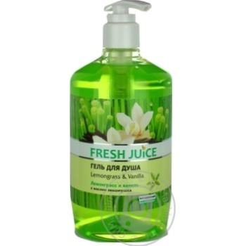 Fresh Juice Lemongrass and Vanilla Shower Cream Gel 750ml - buy, prices for Za Raz - photo 3