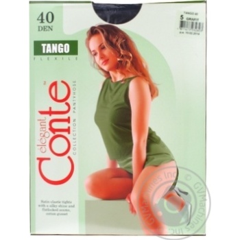 Колготки жіночі Conte Tango 40ден р.5 Grafit - купити, ціни на - фото 2