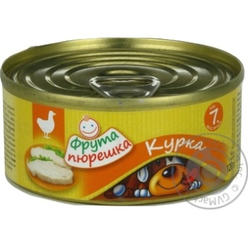 Пюре Фрута пюрешка курица 120г купить, цены на МегаМаркет - фото 1