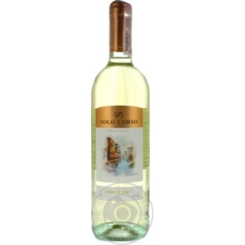 Solo Corso white dry wine 11,5% 0,75l - buy, prices for MegaMarket - photo 3