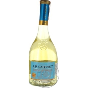 Wine Jean-paul chenet white semisweet 11% 2010year 750ml glass bottle France - buy, prices for MegaMarket - photo 1
