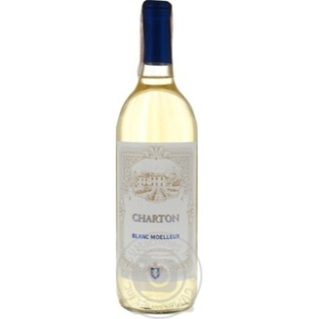 Вино Charton Blanc Moelleux біле н/солодке 0.75л х6 купить, цены на МегаМаркет - фото 1