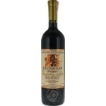Wine saperavi Shumi Alazani valley red semisweet 12% 750ml glass bottle Georgia