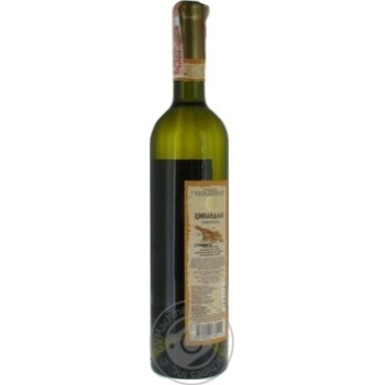 Wine tsinandali Kartuli vazi Private import white dry 12% 2008year 750ml glass bottle Georgia - buy, prices for MegaMarket - photo 2