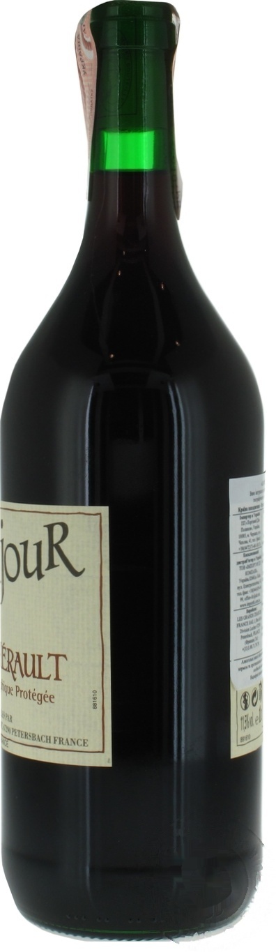 

Le Bonjour Pays D Herault красное сухое 11.5-12% 1л