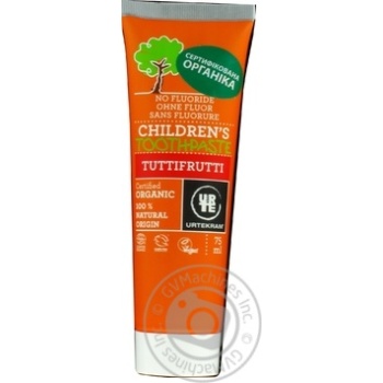 Urtekram Organic Tutti-Frutti Toothpaste 75ml - buy, prices for MegaMarket - photo 1