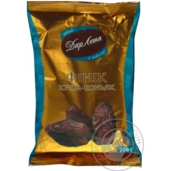 Shoud`e  DarLeta Candies ground dates in dark chocolate with cream filling 200g - buy, prices for MegaMarket - photo 1