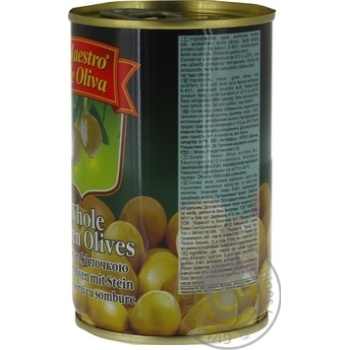 olive Maestro de oliva green with bone 300g can - buy, prices for MegaMarket - photo 6