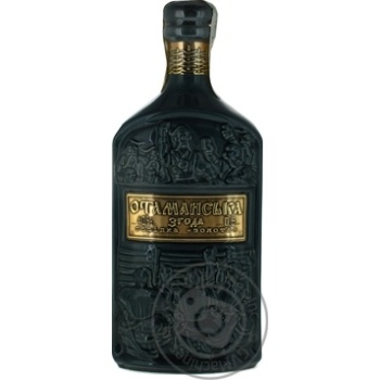 Zhytomyrska Ataman's consensus Vodka gold 40% 0.5l - buy, prices for NOVUS - photo 1