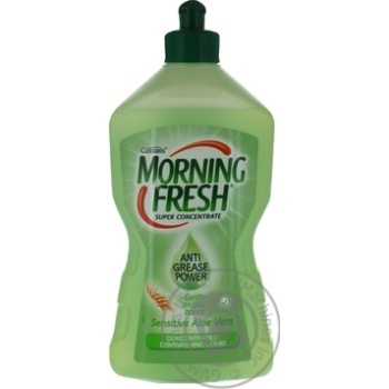 Рідина д/миття посуду Morning Fresh Aloe Vera 450мл х12 купити, ціни на МегаМаркет - фото 1