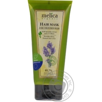 Маска д/фарб. вол. Melica Organic лаванда  200 мл купить, цены на МегаМаркет - фото 1