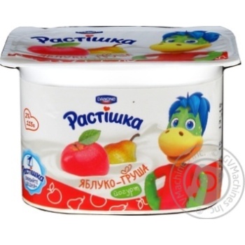 Йогурт Danone Растишка Яблоко-Груша 2% 115г купить, цены на МегаМаркет - фото 2