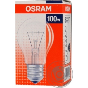 Лампа Osram А розжарювання 100W CL 100 E27 x6 купить, цены на МегаМаркет - фото 1