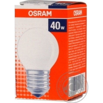 Лампа Osram Р розжарювання 40W FR 40 E27 x6 купити, ціни на МегаМаркет - фото 2