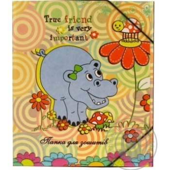 Folder for Notebooks on Elastic Band 20*22cm - buy, prices for Auchan - photo 1