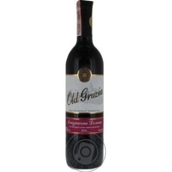 Teliani Valley Old Gruzia Alazan valley red semi-sweet wine 12% 0,75 l - buy, prices for MegaMarket - photo 1