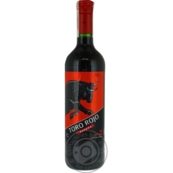 Вино Bodegas Toro Rojo червоне сухе 0.75л х12 купить, цены на МегаМаркет - фото 1