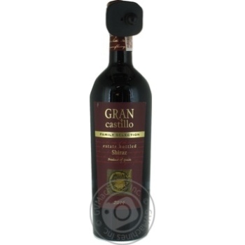 Wine shiraz red semidry 12.5% 750ml glass bottle - buy, prices for MegaMarket - photo 1