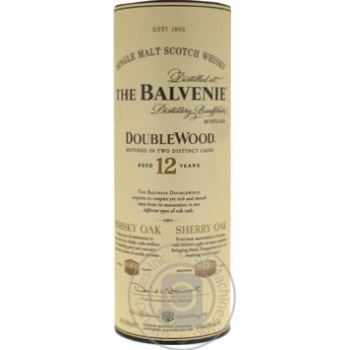 Balvenie Double Wood Whiskey 12 yrs 40% 0.7l - buy, prices for MegaMarket - photo 1