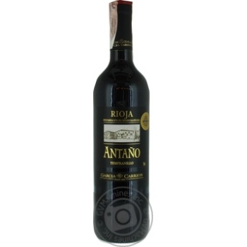 Wine red dry 13% 750ml glass bottle - buy, prices for MegaMarket - photo 1