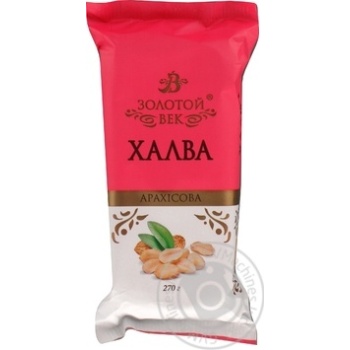 Golden Age Peanut Halva 270g - buy, prices for MegaMarket - photo 1