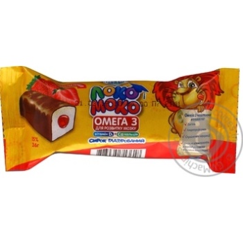 Lactel Loko Moko With Strawberries Jam In Glaze Cottage Cheese 15% - buy, prices for MegaMarket - photo 2