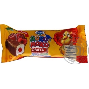 Lactel Loko Moko With Cherry Jam In Glaze Cottage Cheese 15% - buy, prices for MegaMarket - photo 3