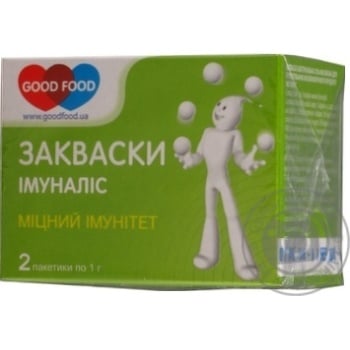 Закваска суха Good Food Імуналіс 2пак*1г купити, ціни на МегаМаркет - фото 3