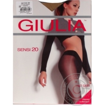 Tights Giulia Sensi daino polyamide for women 20den 4size - buy, prices for MegaMarket - photo 1