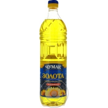Chumak Zolota Refined Sunflower Oil 1l - buy, prices for MegaMarket - photo 2