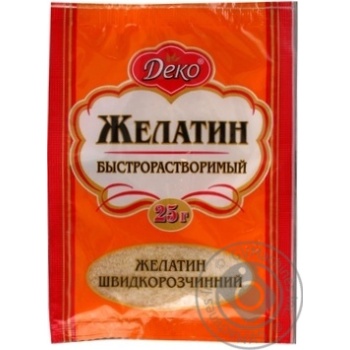 Gelatin Deko 25g - buy, prices for MegaMarket - photo 1