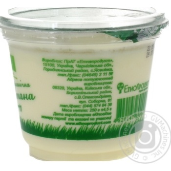 Sour cream EtnoProduct organic 20% 250g - buy, prices for MegaMarket - photo 3